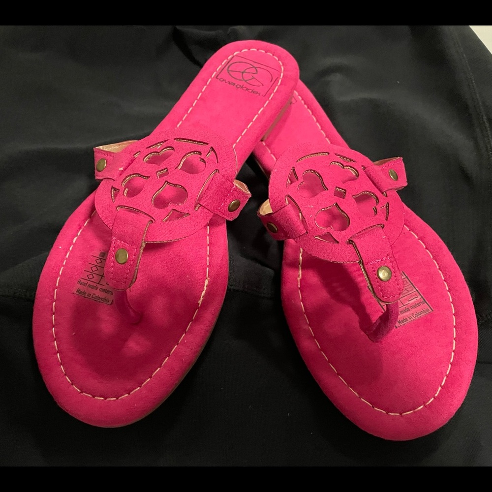 Hot Pink Everglades Sandals - new, never worn.